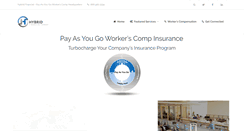 Desktop Screenshot of hybridfinancial.net